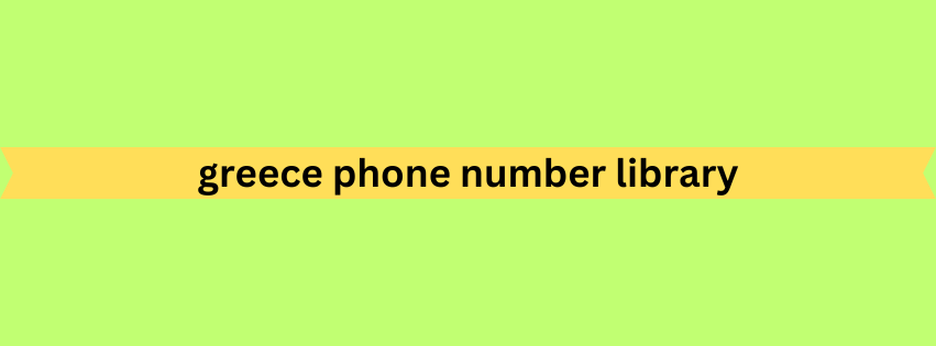 greece phone number library