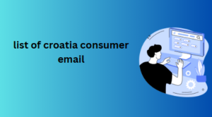 list of croatia consumer email